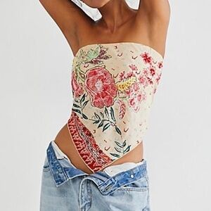 NWT Free People Raya Bandana Top